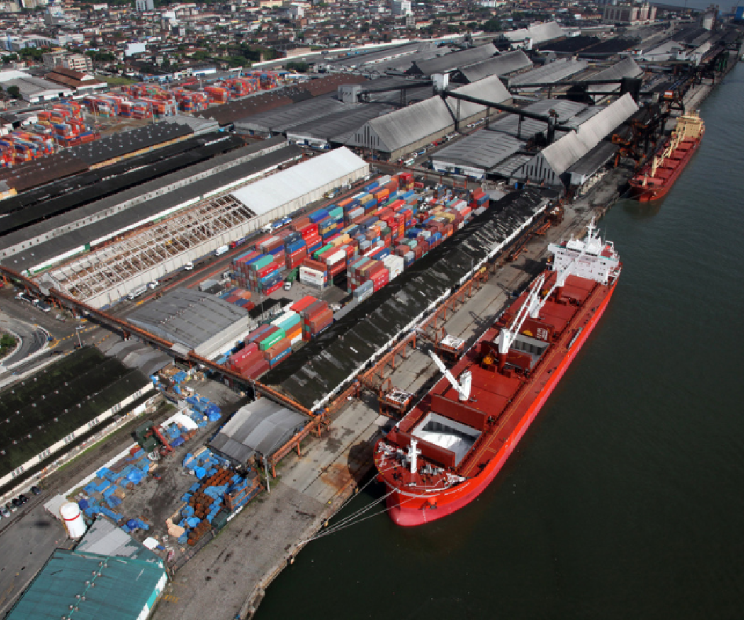 Porto de Santos sobe seis posições em ranking global e supera média mundial de crescimento