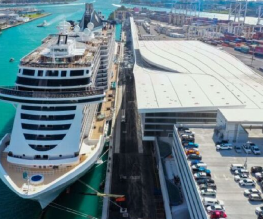 Porto de Santos terá novo terminal de cruzeiros inspirado em modelo de Miami