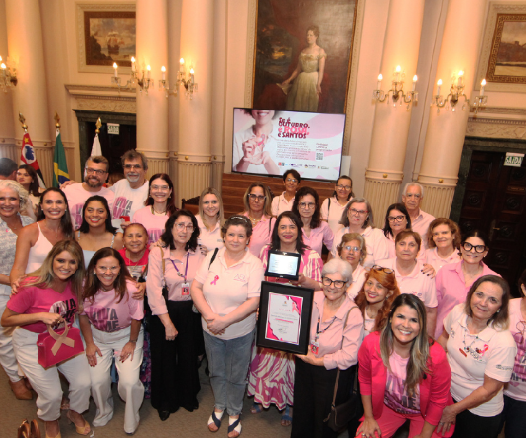 Campanha Outubro Rosa é lançada em Santos com programação ampliada para 2025