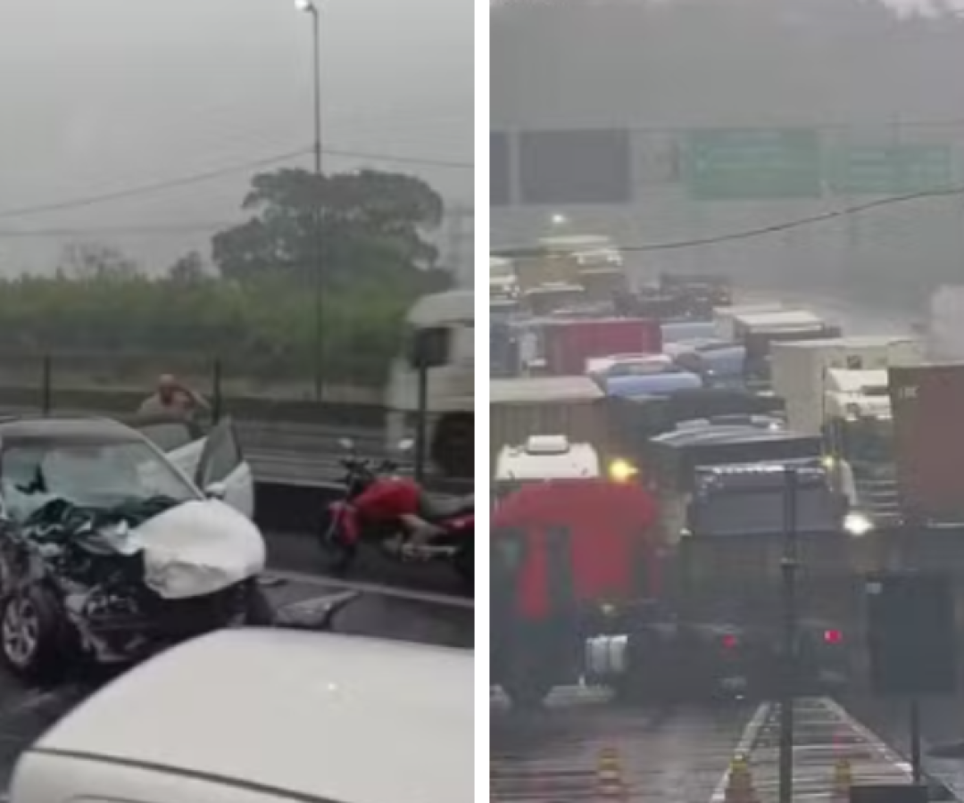 Acidente entre carro e caminhão deixa três feridos na rodovia Cônego Domênico Rangoni