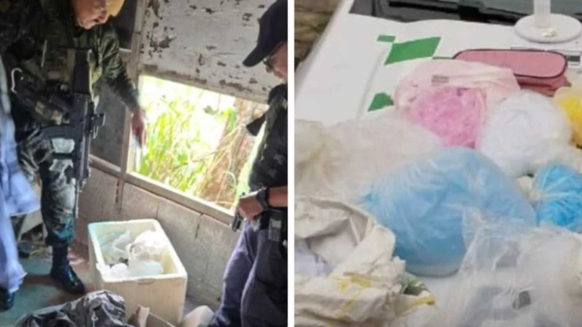 Polícia desmonta ponto de tráfico em área de preservação no 'Vale da Morte', em Guarujá