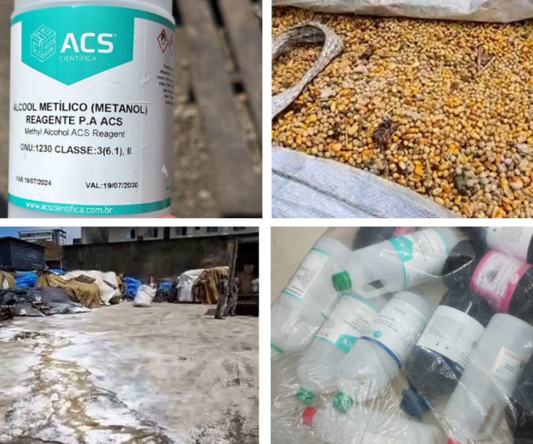 Mais de 250 toneladas de alimentos furtados de trens são apreendidas em Santos