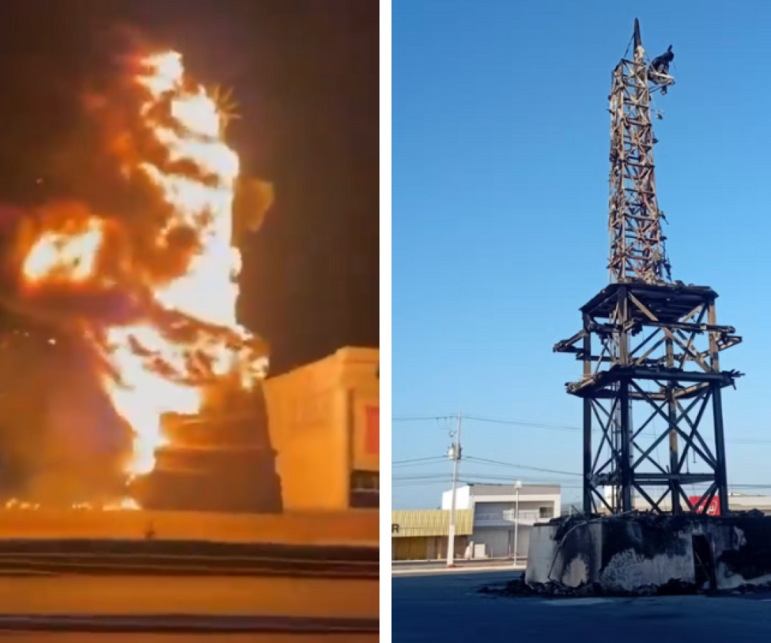 Estátua da Havan é incendiada em Petrolina e Polícia abre investigação