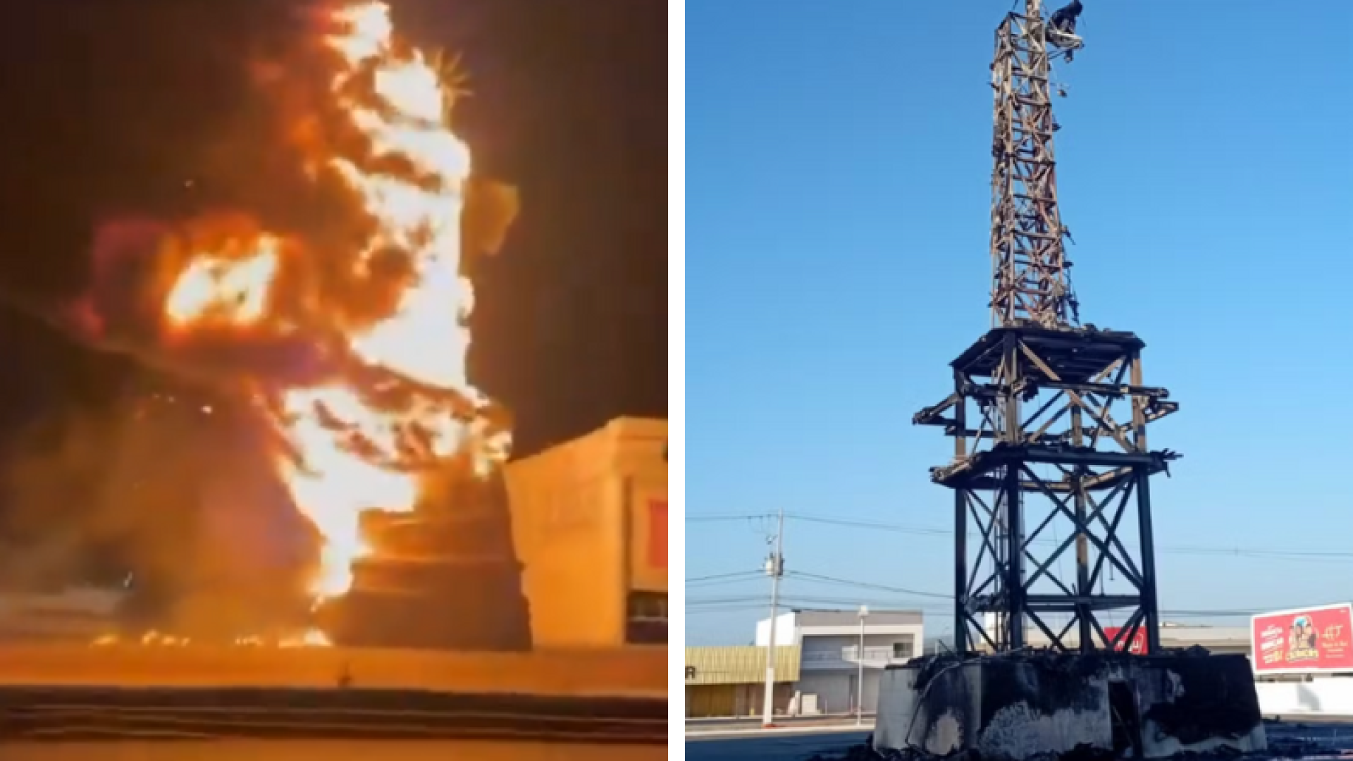 Estátua da Havan é incendiada em Petrolina e Polícia abre investigação