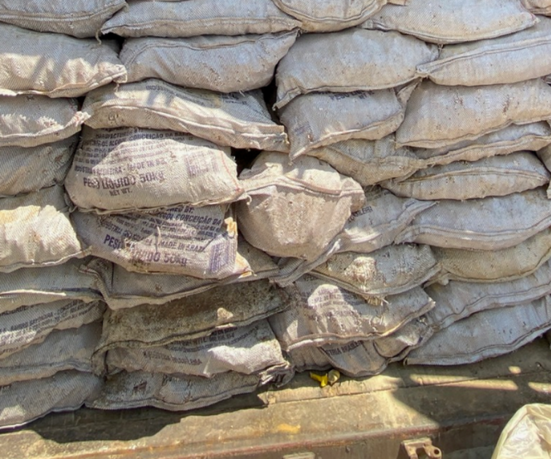 Receita Federal apreende 670 toneladas de quartzo em operação no Porto de Santos