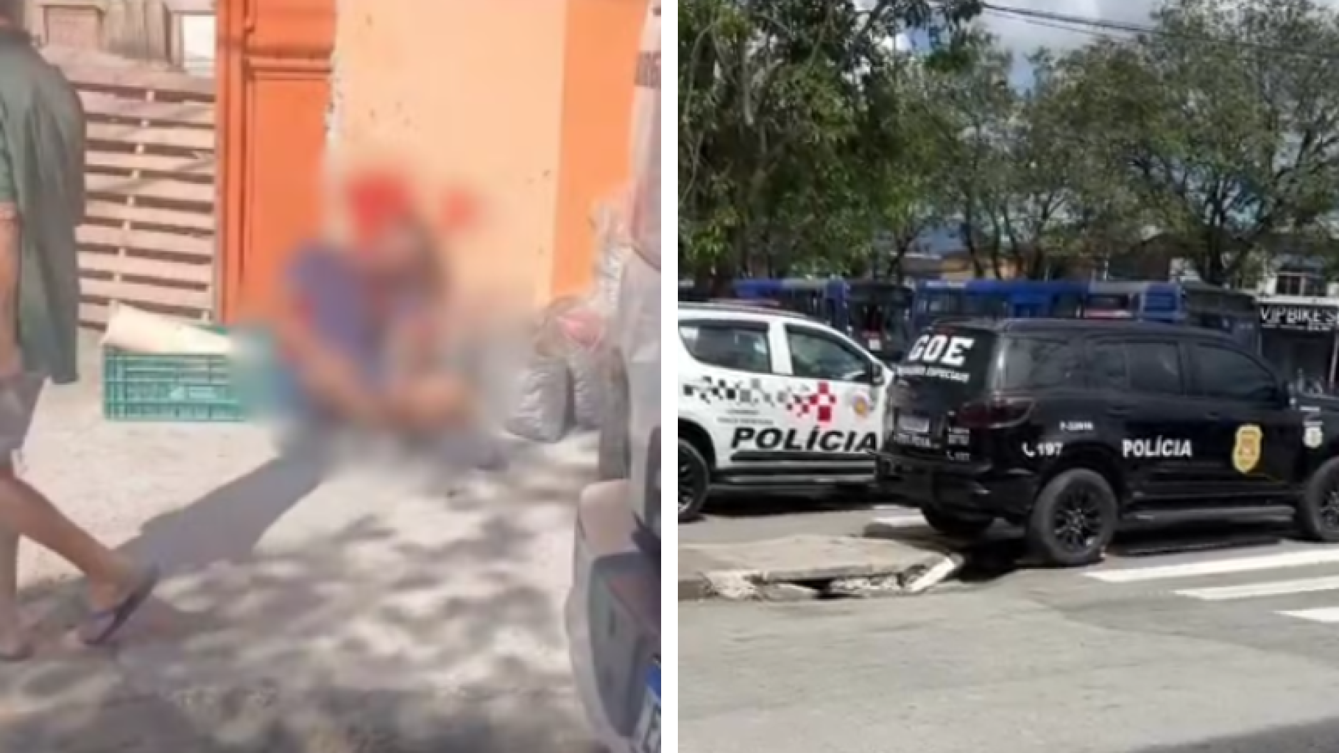 Homem é executado a tiros em frente a comércio em São Vicente