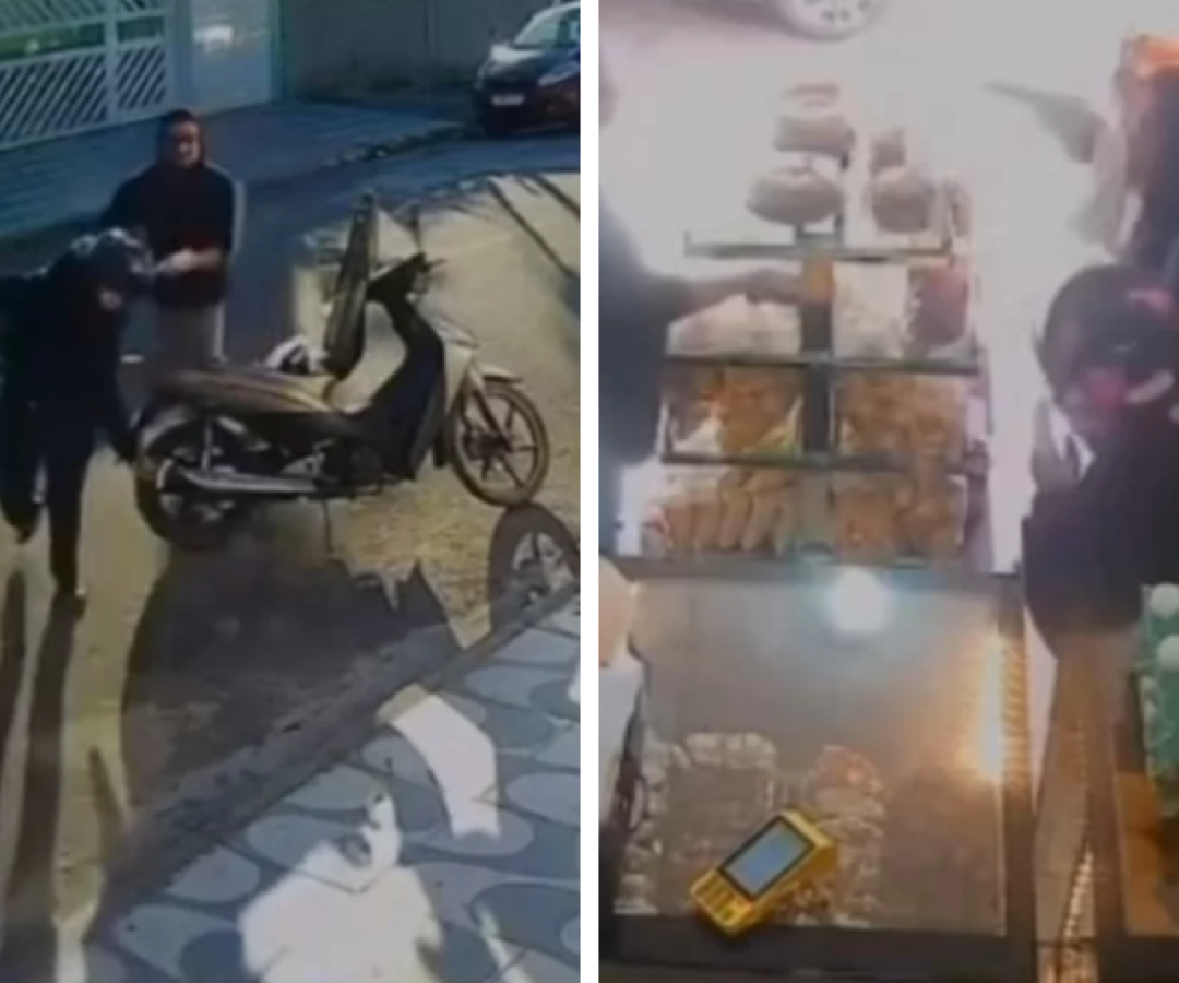 Criminoso assalta mercadinho e foge com moto de cliente em Praia Grande