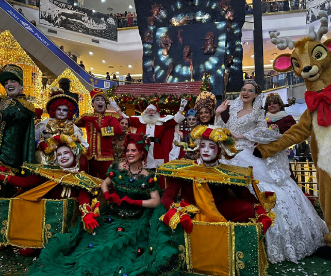 Papai Noel chega ao Praiamar Shopping neste sábado com teatro musical e acendimento das luzes