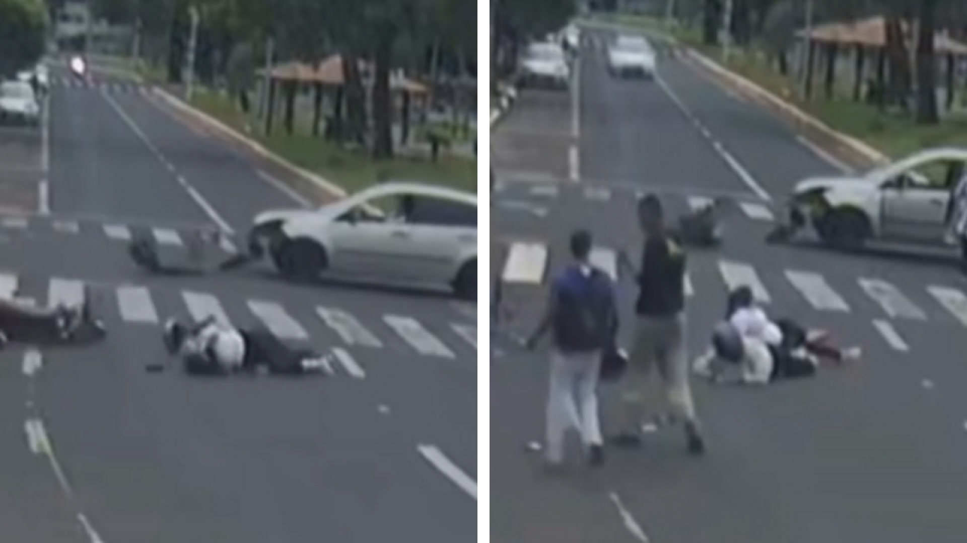 Criminoso furta celular de motociclista acidentado no Centro de Araguari e é preso