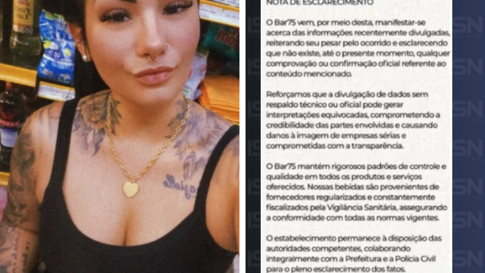 Nacional Foto Portal (54) Bar é interditado em São Vicente após morte de cliente que ingeriu bebida alcoólica