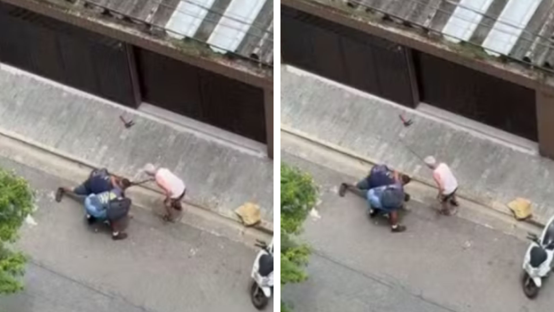 Ladrão é contido com bengaladas após roubar idoso em Santos