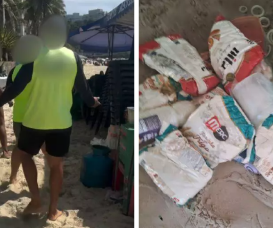 Briga entre ex-casal por clientes termina em agressão na praia das Astúrias