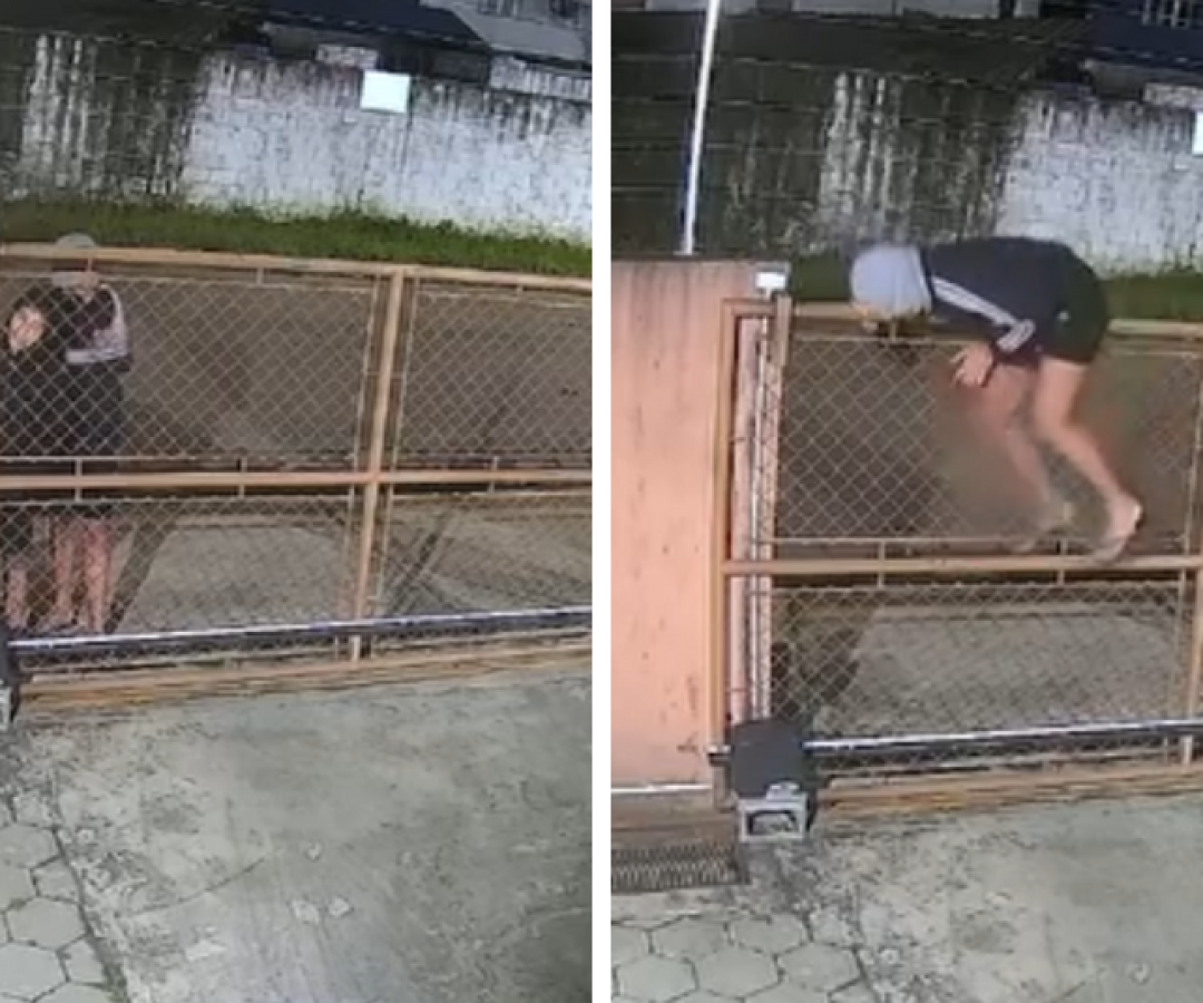 Furto de motocicleta é flagrado em Guarujá