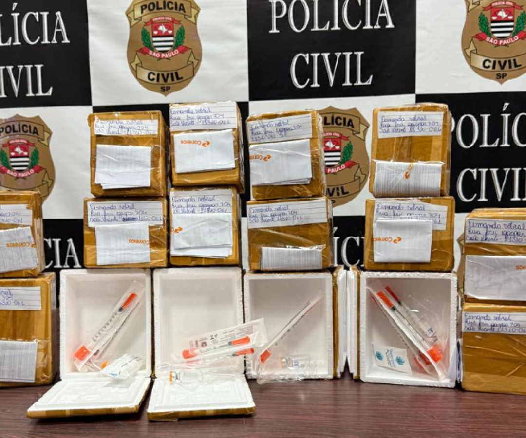 Polícia Civil intercepta envio de medicamentos de uso controlado pelos Correios em Santos