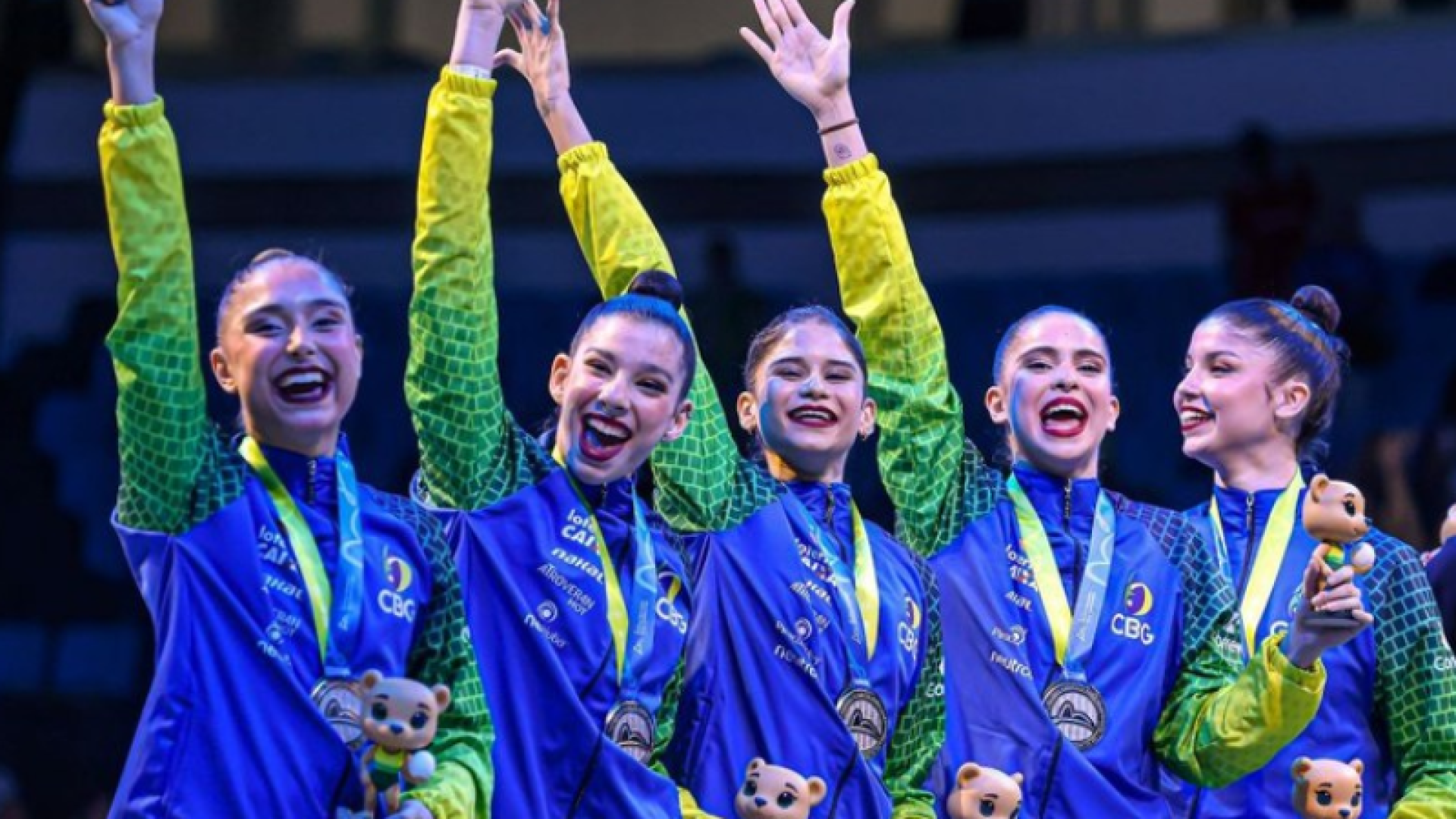 Brasil faz história com duas medalhas inéditas no Mundial de Ginástica Rítmica no Rio