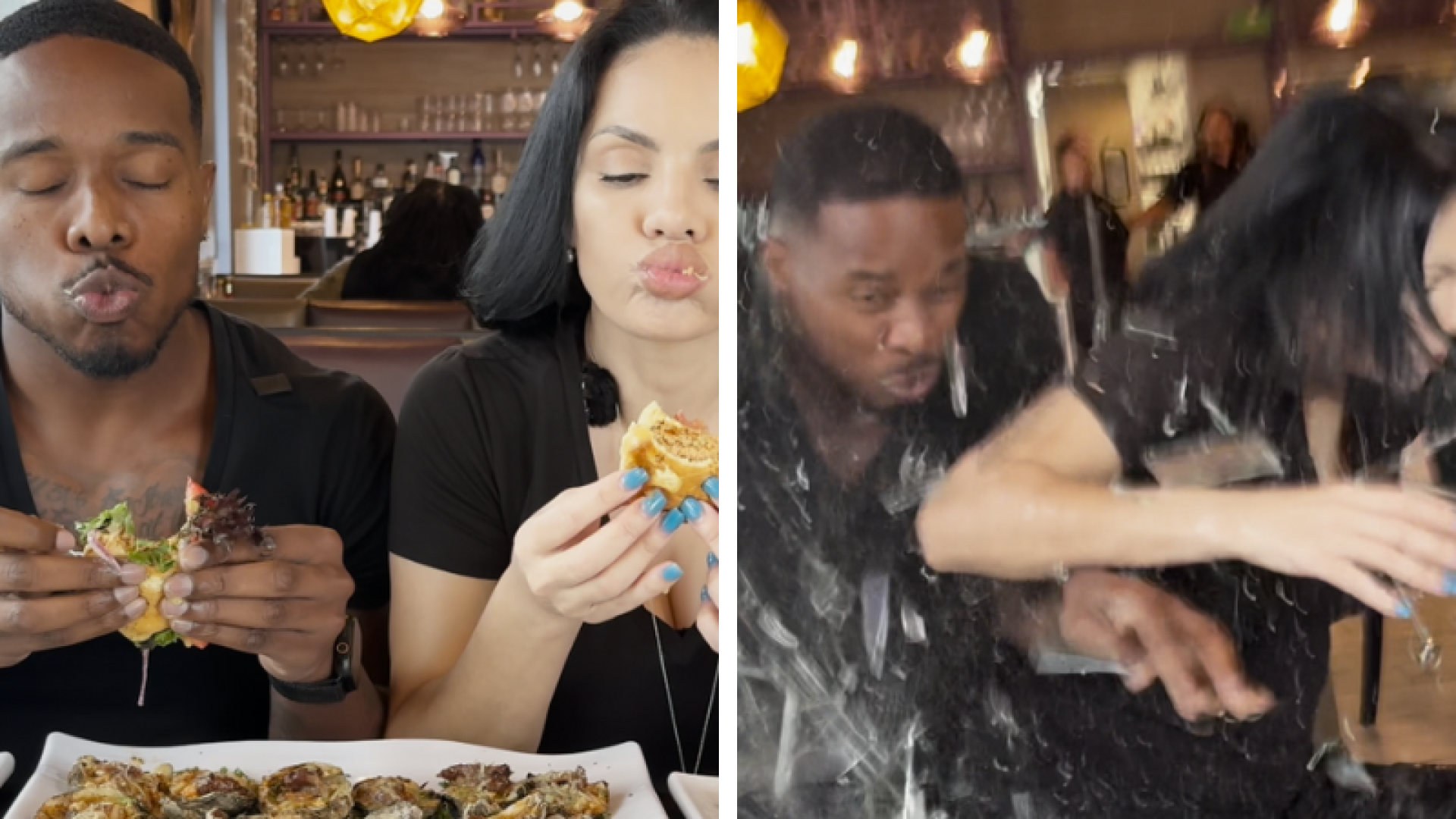 Um casal de influenciadores digitais viveu momentos de pânico em Houston, nos Estados Unidos, após ser atingido por uma SUV