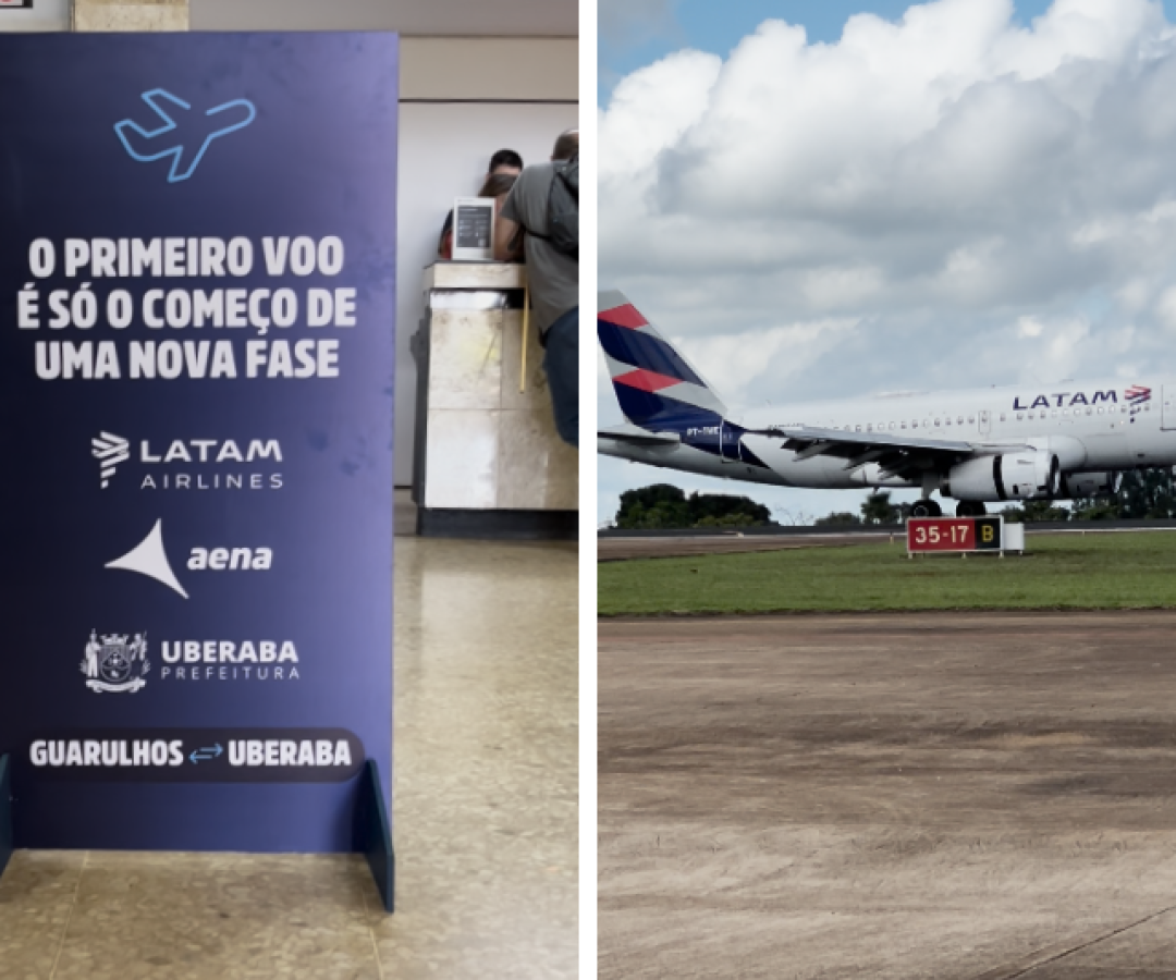 Uberaba passa a contar com voos diretos para Guarulhos três vezes por semana