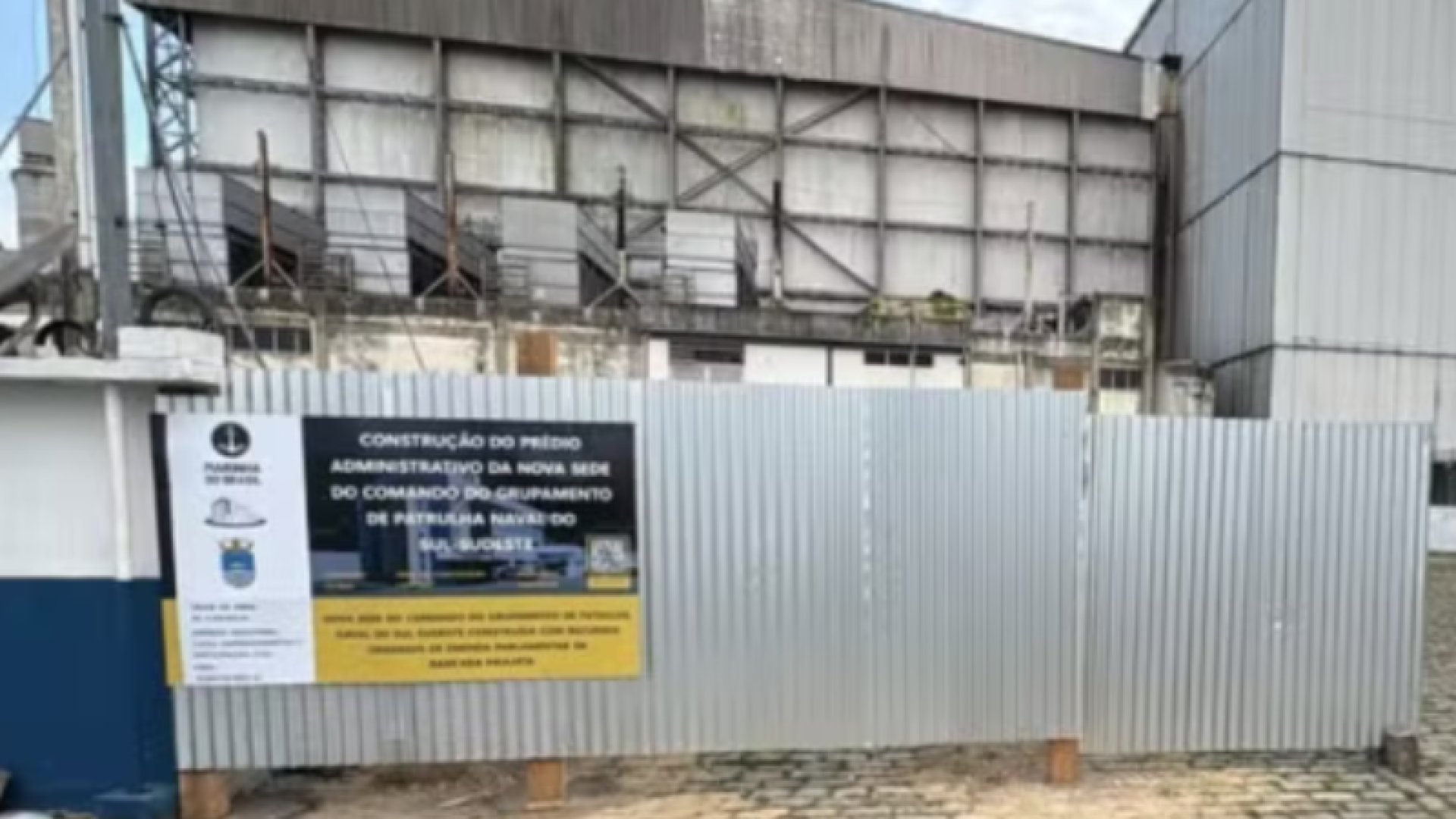 Marinha inicia construção de nova sede da Patrulha Naval no Porto de Santos