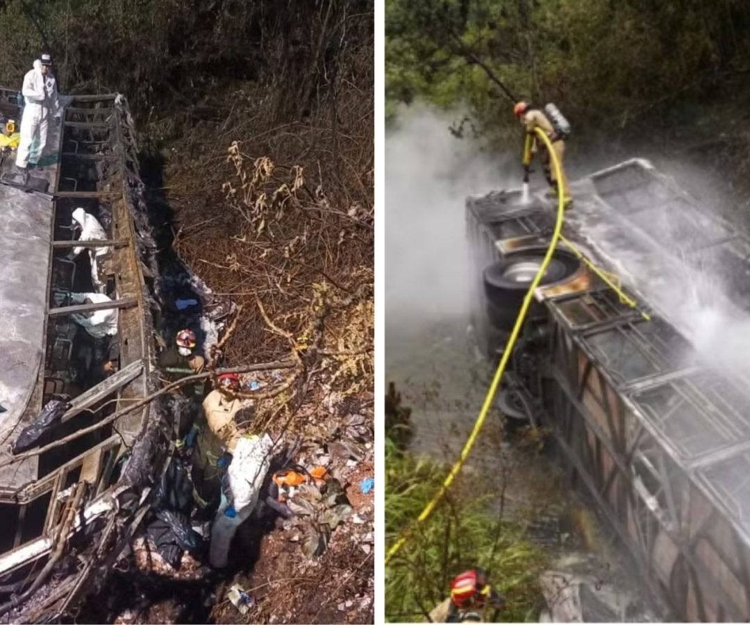 Ônibus cai em abismo no Equador e deixa 11 mortos