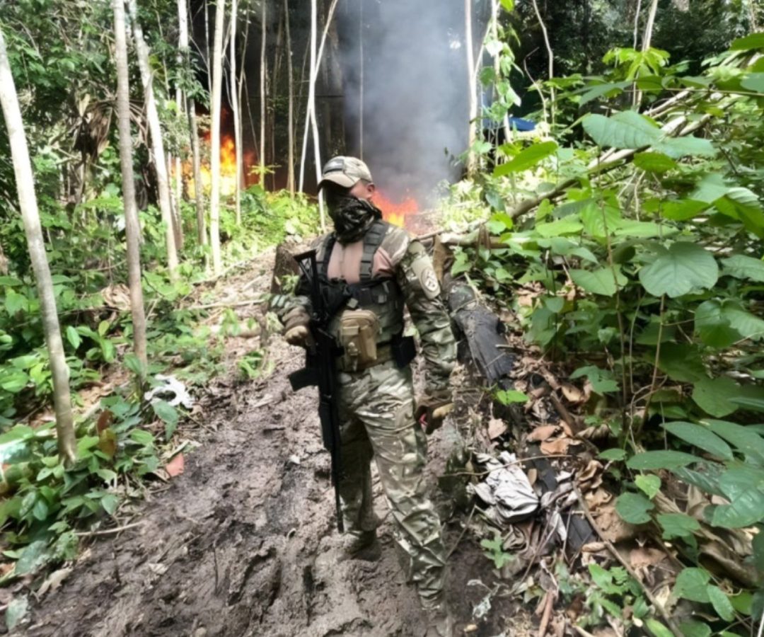 Operação na Amazônia apreende 14 toneladas de drogas