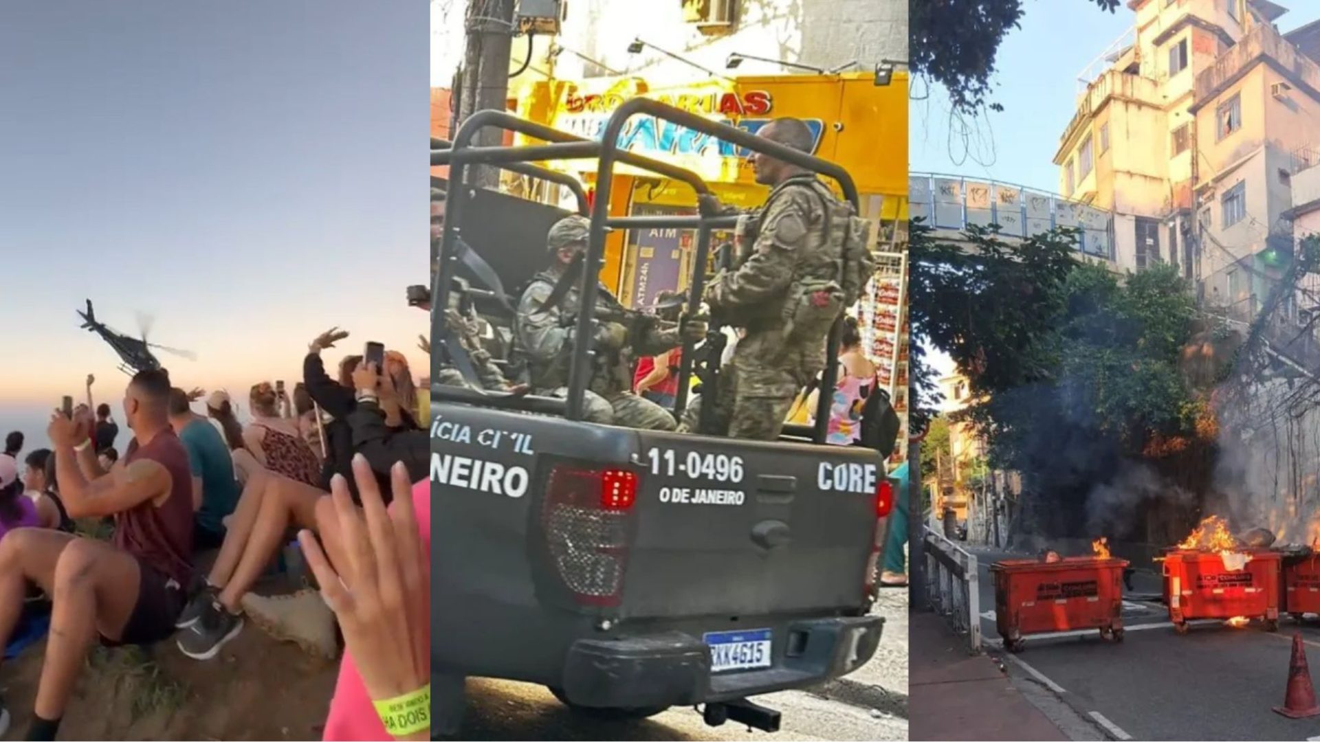 Operação no Vidigal tem tiroteio e deixa turistas ilhados no RJ