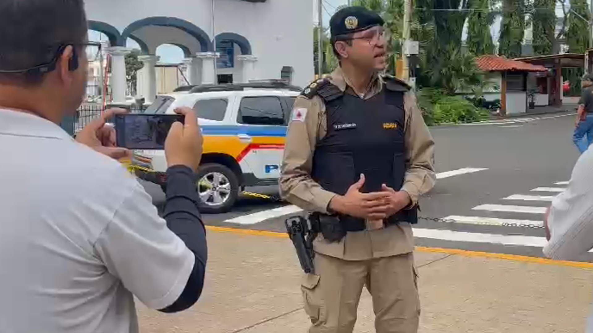 tenente-coronel Mateus Cassemiro Martins destacou que a segurança será ampliada (foto: Ascom/PMMG)