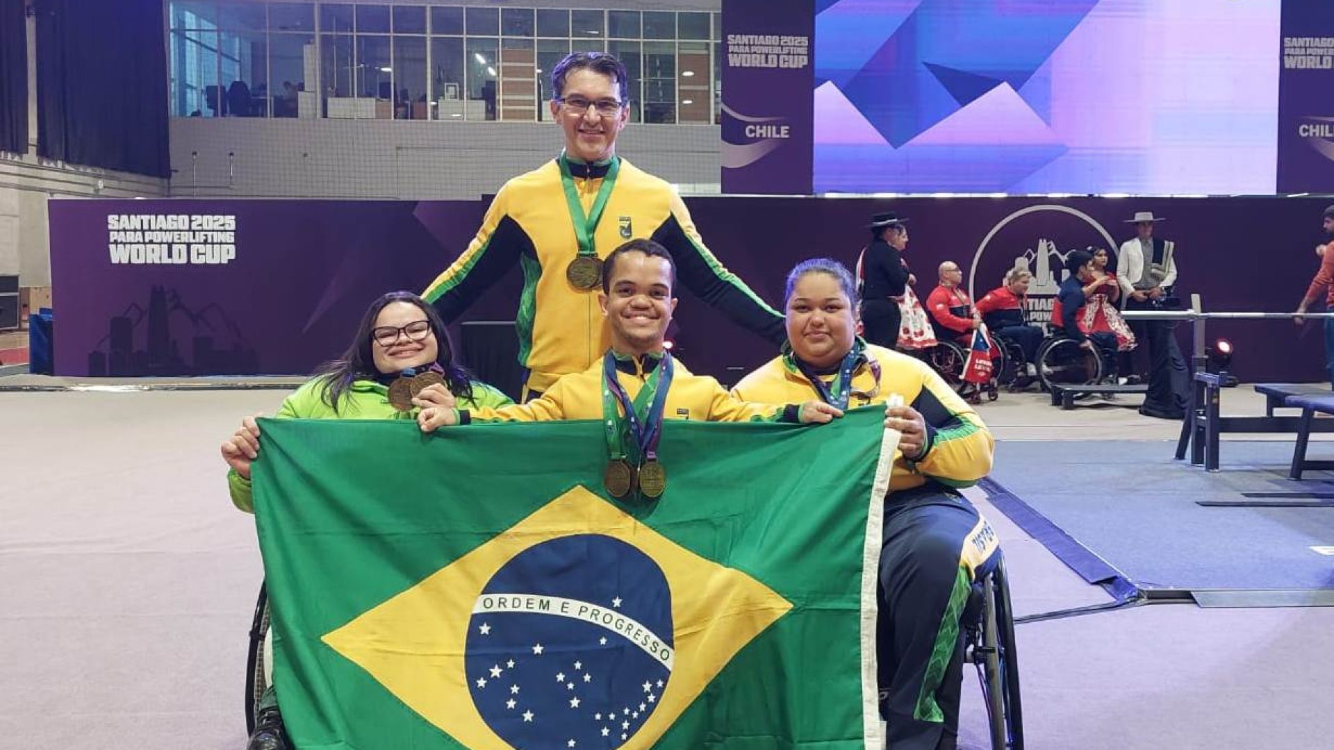 Paratletas da equipe de Uberlândia conquistam 9 medalhas no Santiago 2025 Parapan American World Cup (foto: divulgação/Secom-PMU)