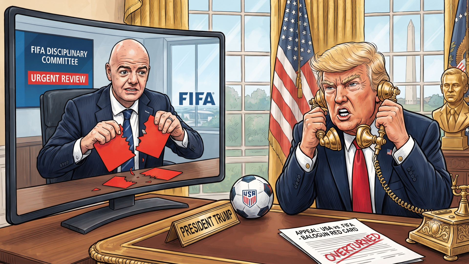TRUMP CARTÃO VERMELHO