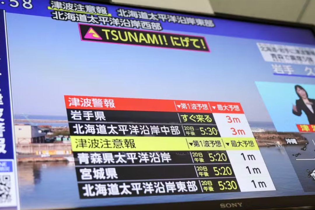 Terremoto no Japão gera alerta de tsunami e evacuação
