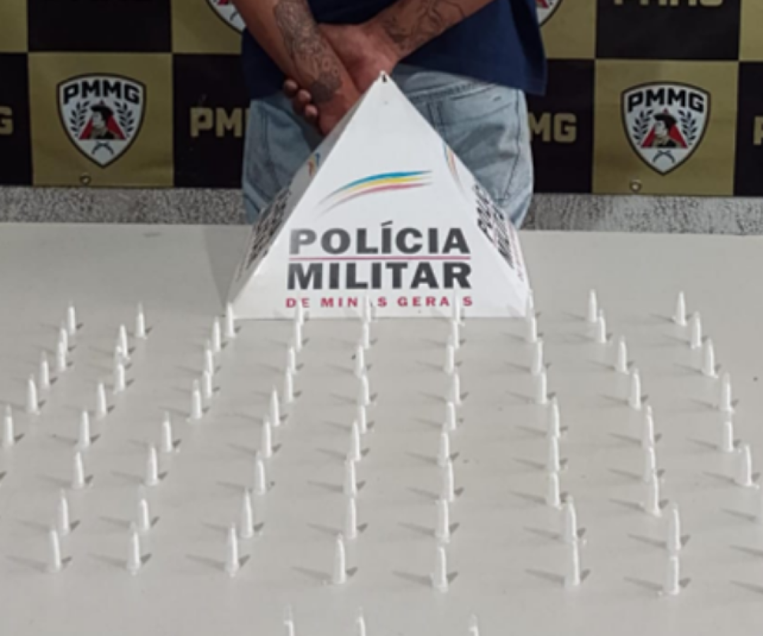Homem é preso com 84 pinos de cocaína em operação policial no bairro Morumbi