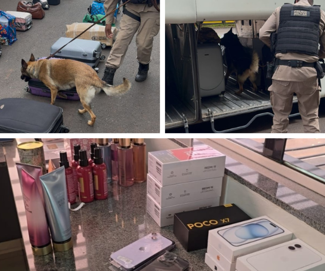 Operação intercepta R$ 160 mil em produtos contrabandeados na MG-427, em Uberaba