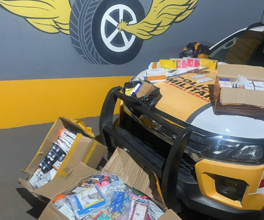 PM Rodoviária desmonta rota de contrabando e descaminho em Patrocínio