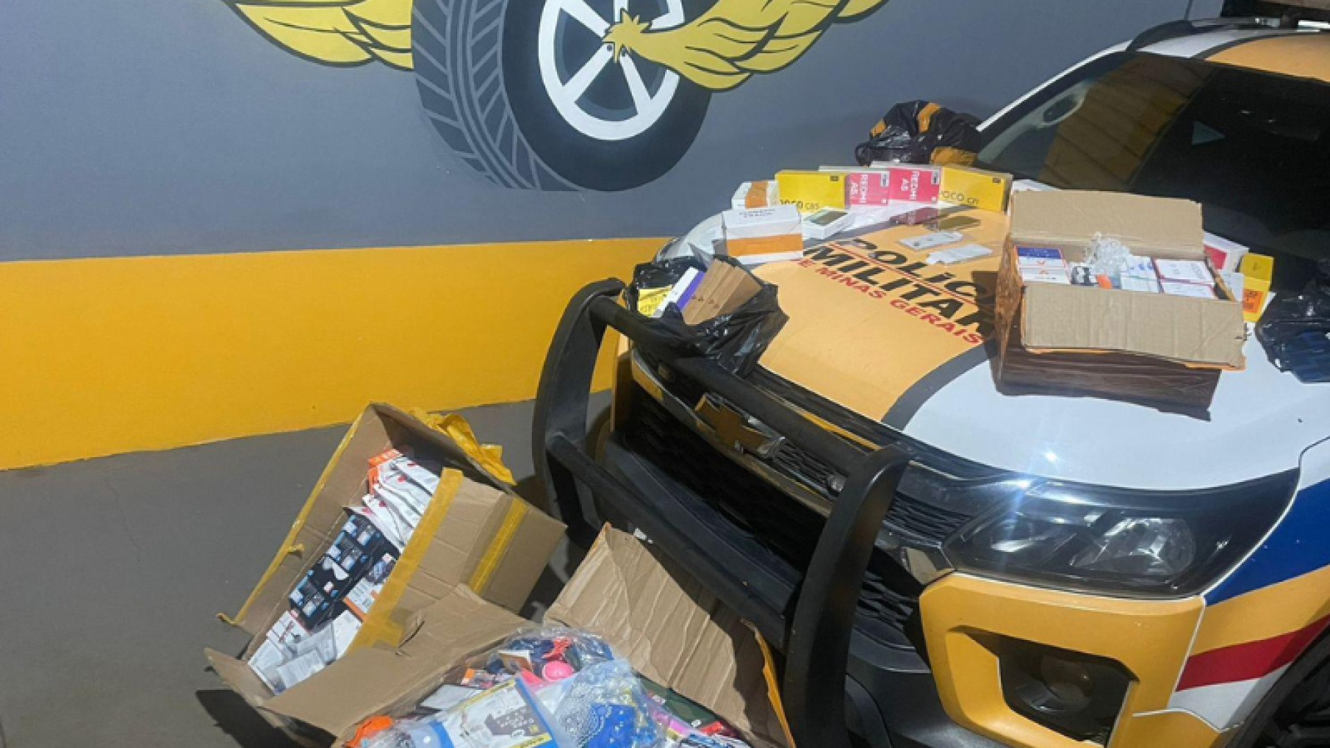 PM Rodoviária desmonta rota de contrabando e descaminho em Patrocínio