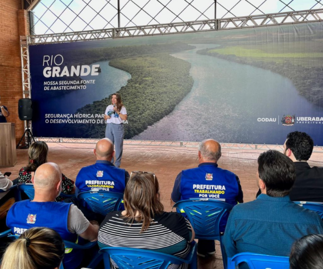 Uberaba publica edital para obra de captação de água do Rio Grande