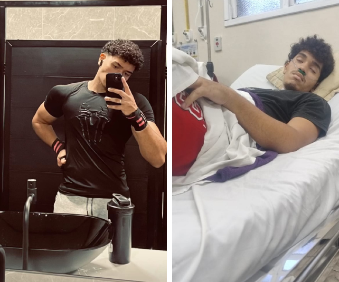 Família luta por transferência de jovem com falência intestinal internado, em Guarujá