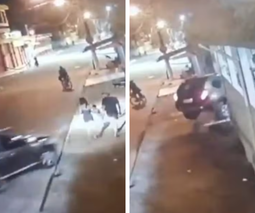 Motorista embriagado atropela casal com criança de 2 anos em calçada de Praia Grande