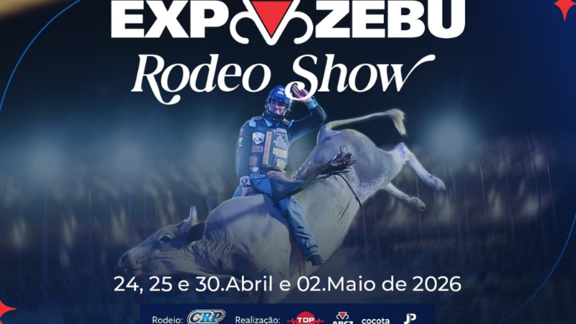 Com campeão de Barretos e o temido touro Mickey Mouse, ExpoZebu Rodeo Shows promete o maior espetáculo já visto em Uberaba