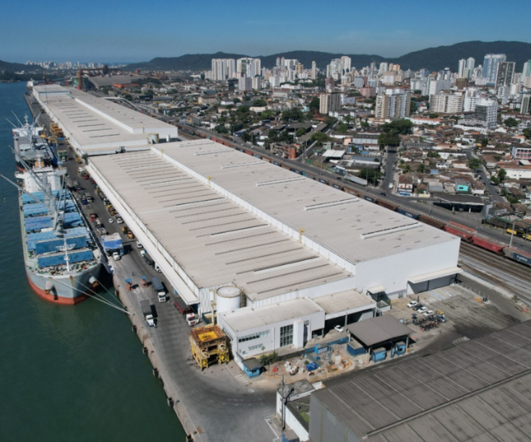 Suzano bate recorde histórico com 5,8 milhões de toneladas embarcadas em Santos
