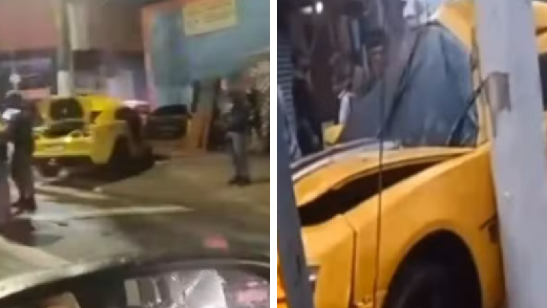 PM perde controle de Camaro e bate em poste na Zona Leste de São Paulo