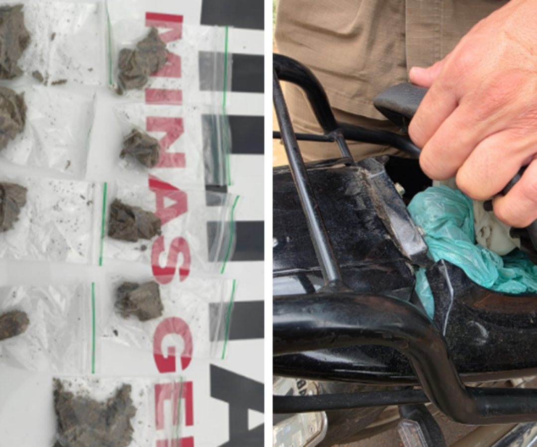 Motociclista é preso por tráfico de drogas após manobras perigosas no Jardim São Benedito