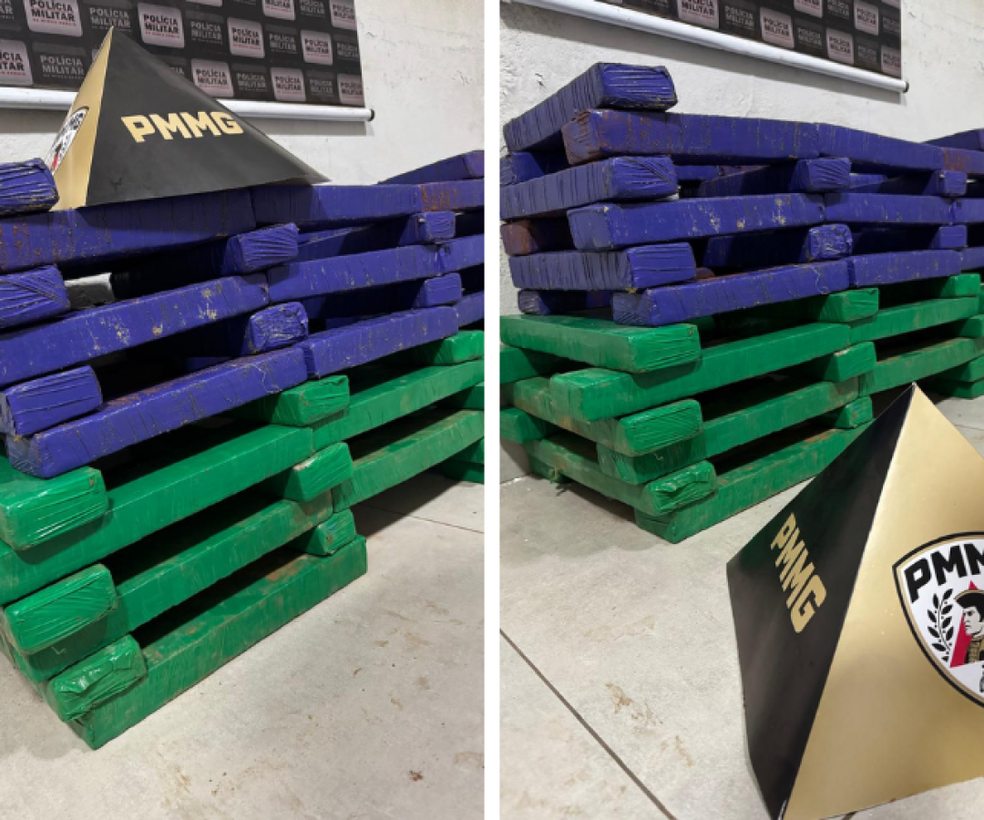 Homem é preso ao tentar enterrar quase 60 kg de maconha às margens da BR-050, em Araguari