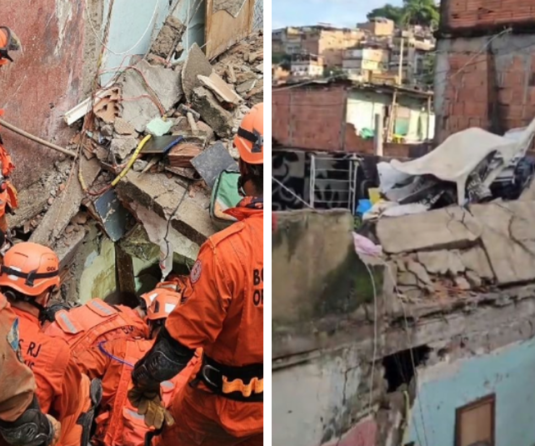 Desabamento de imóveis no Maracanã deixa mulher morta e nove feridos no Rio de Janeiro