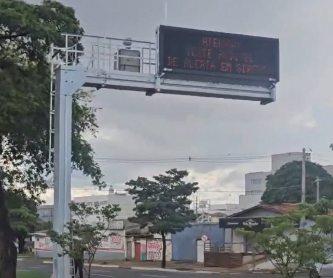 Sirenes são acionadas na Rondon Pacheco após alertas de chuvas fortes em Uberlândia