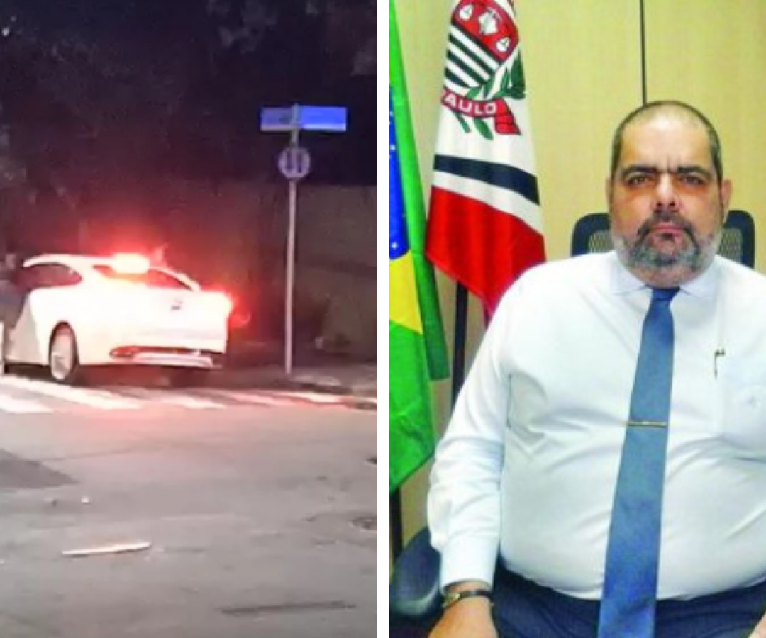 Imagens desmente relato de roubo feito por delegado em São Paulo