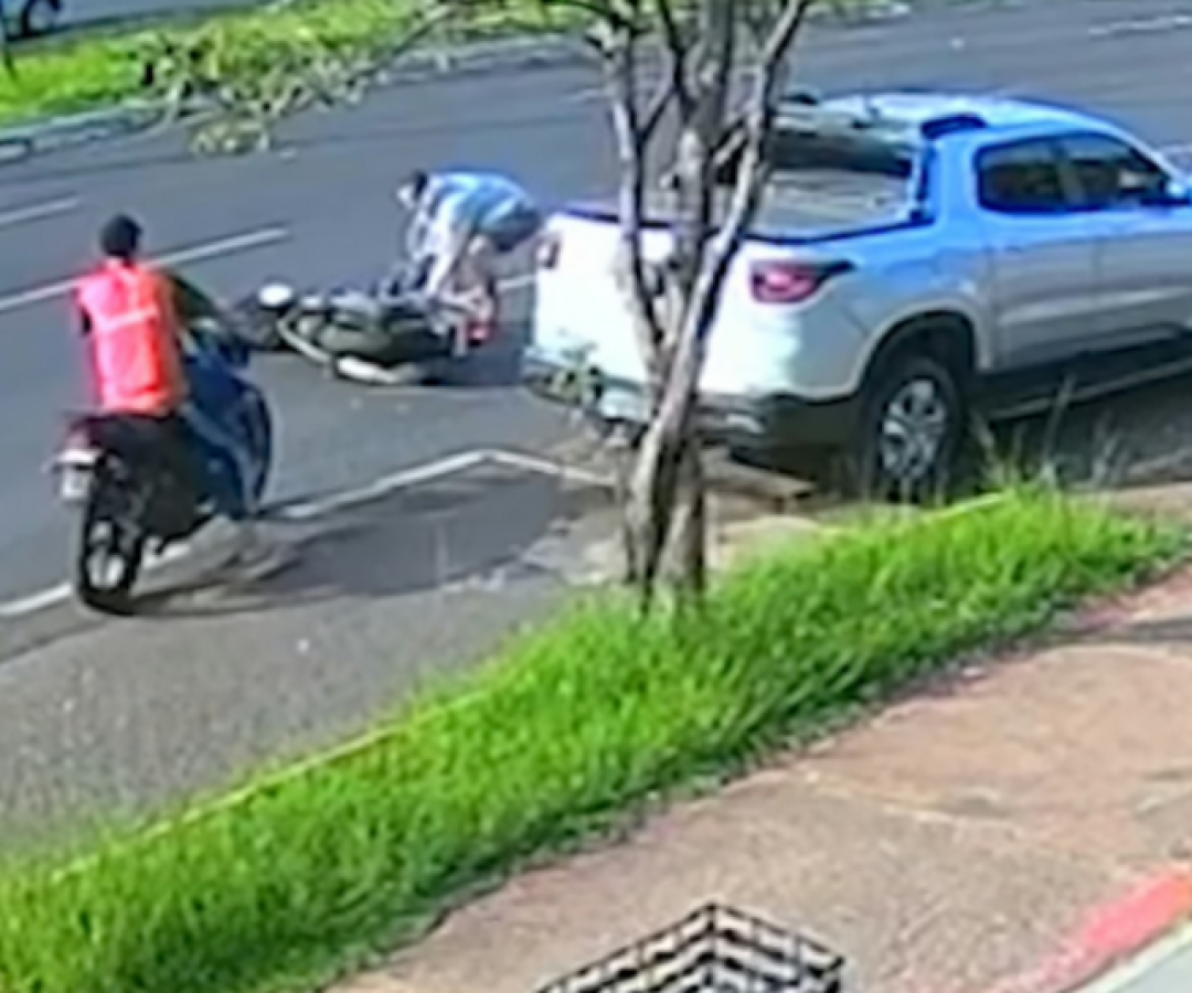 Tentativa de furto atrapalhada termina em fuga sem moto na Rondon Pacheco, em Uberlândia