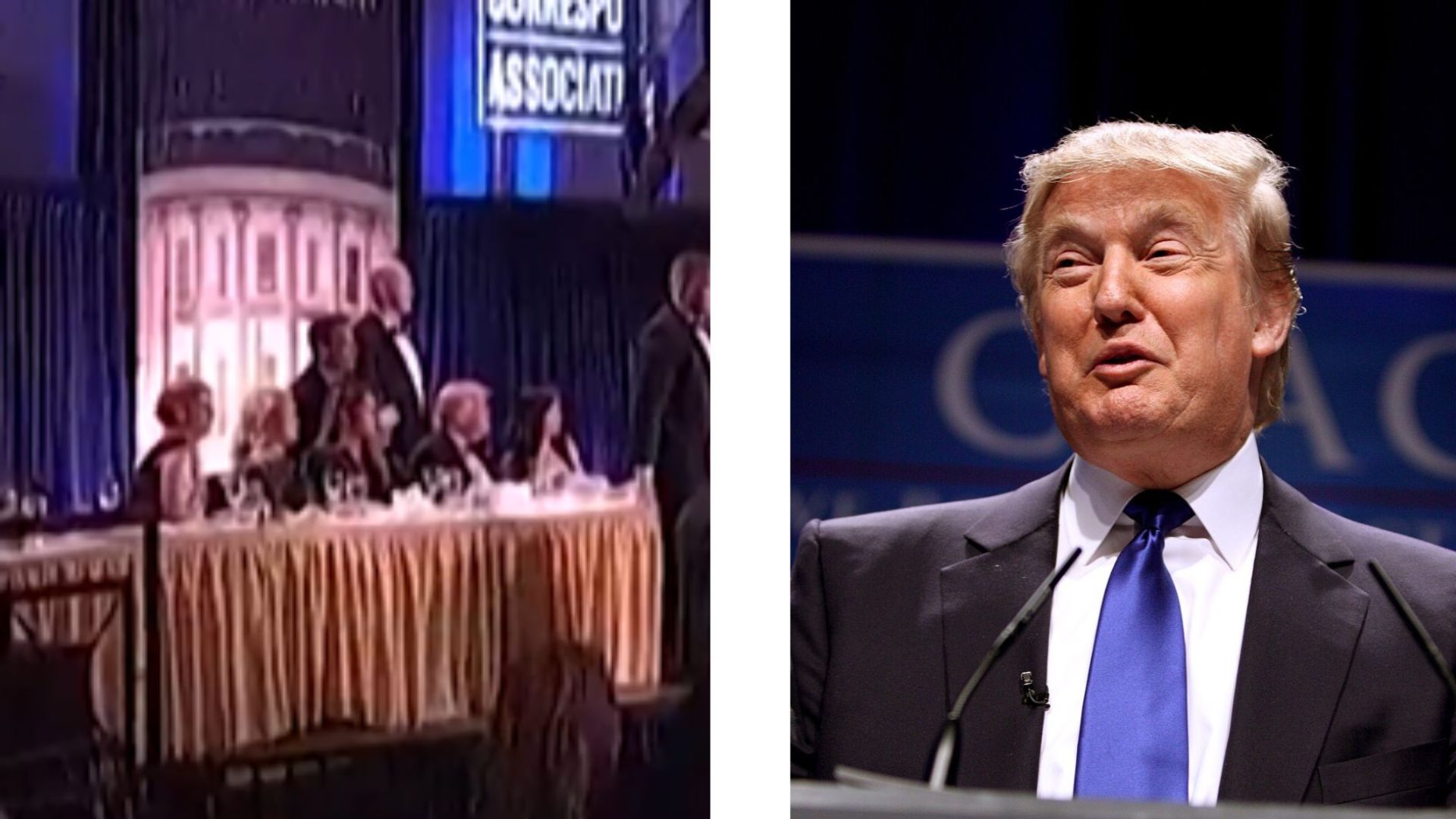 Trump diz que não estava preocupado com tiros em jantar