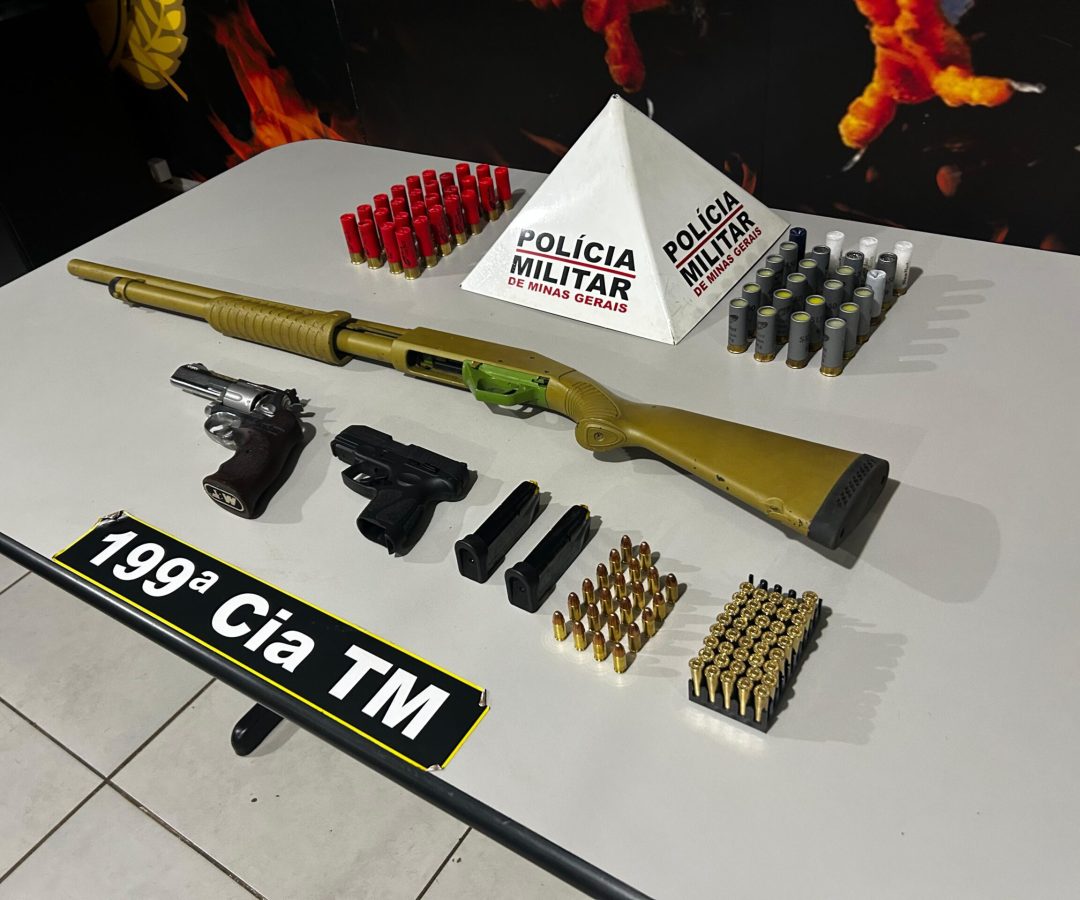 CAC é preso em Uberlândia por entregar arma a adolescente durante festa