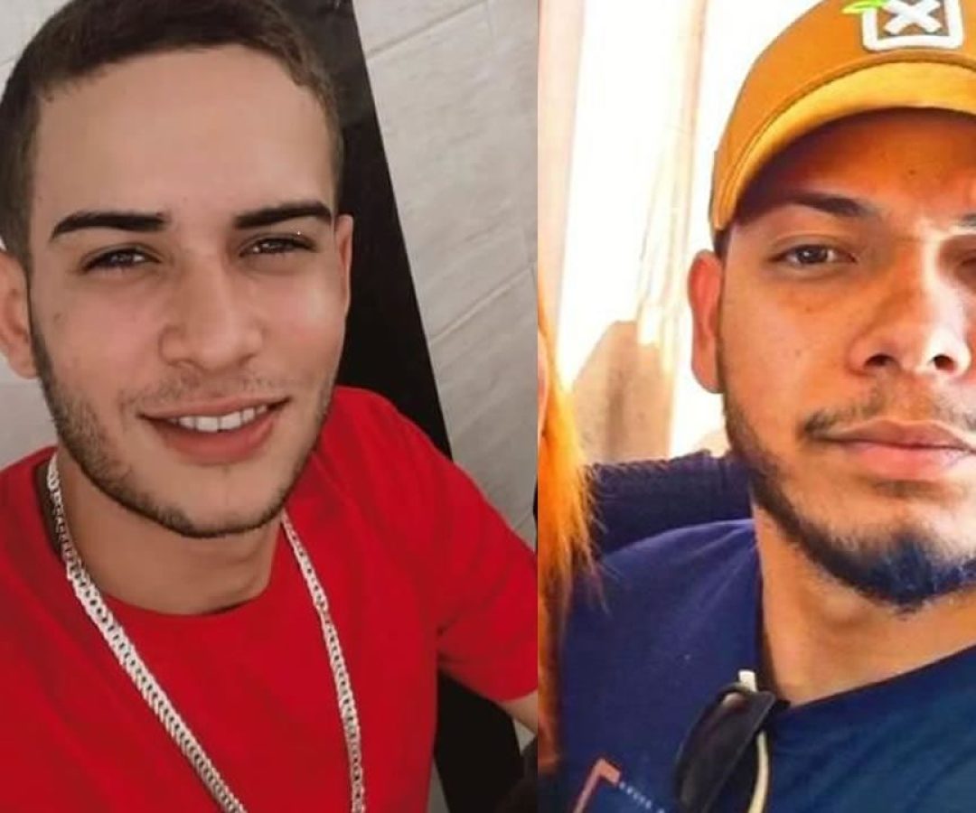 Vítimas do duplo homicídio de Araguari: Alysson Santos Costa, de 22 anos e Felipe dos Anjos Silva, de 25 anos