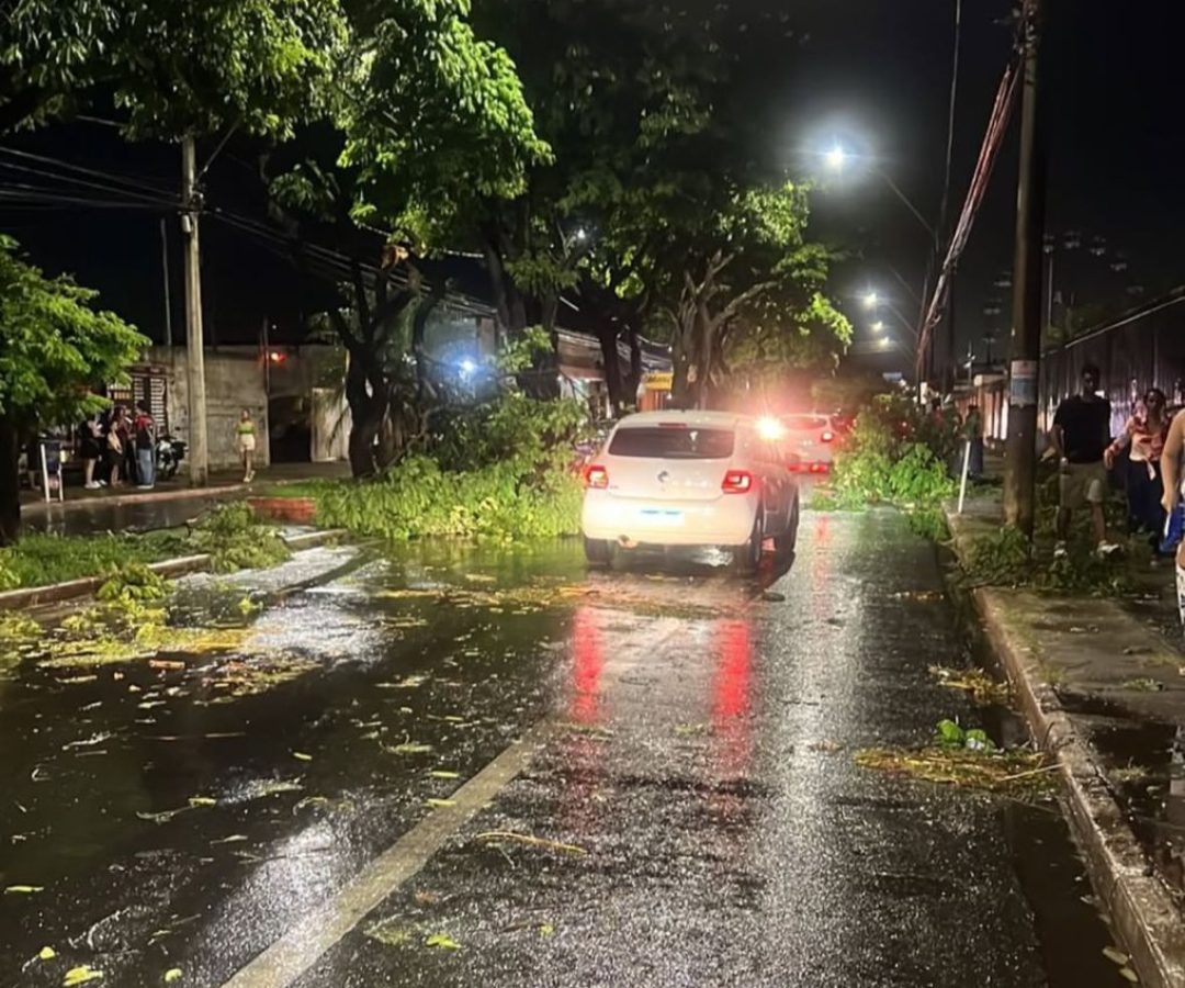 Av. Edilson Lamartine Mendes, em Uberaba (foto: divulgação/ redes sociais)