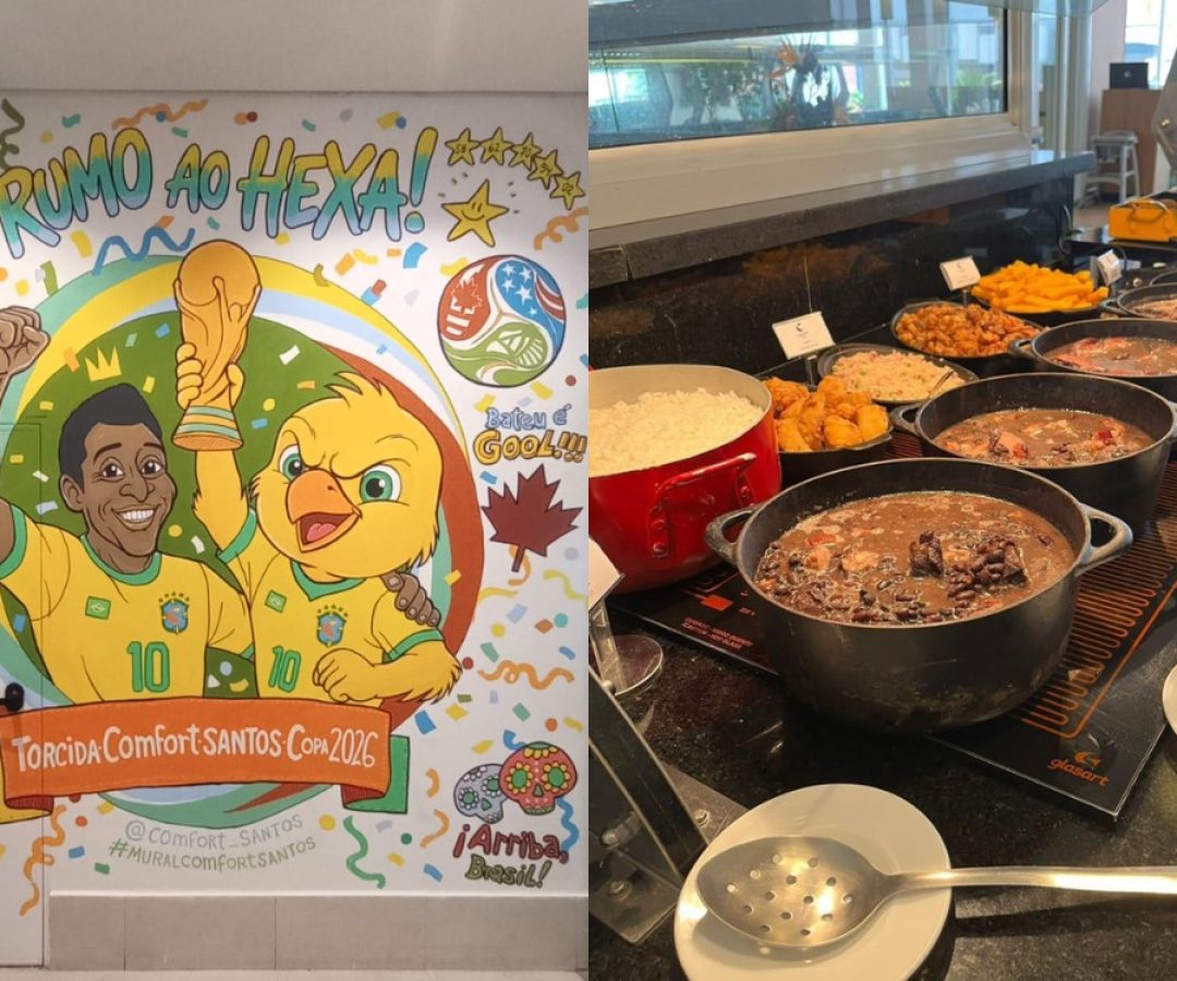 Comfort Hotel Santos fará feijoada e trocará figurinha da copa Foto: Distribuição